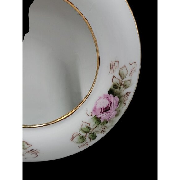 Ljette International Porcelain Picture Frame 1994 Signed Karen Lemnon Vintage - Picture 7 of 11